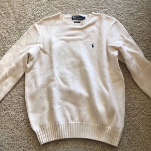 Long sleeve polo sweater